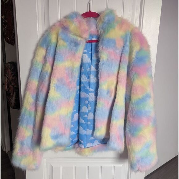 Blackmilk - XXL RAINBOW FURBULOUS JACKET - Picture 1 of 4
